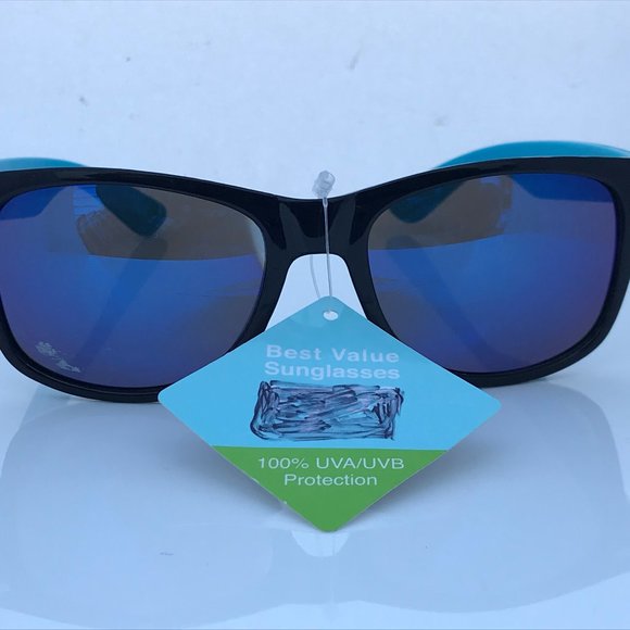 FWG Women Sunglasses Swak NS0917 Black/Blue Frame - Picture 2 of 8